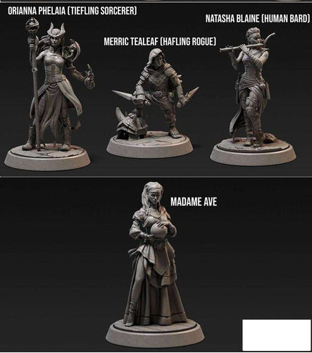 Miniatura Conspiração Orc Guerreira Dungeons And Dragons Rpg