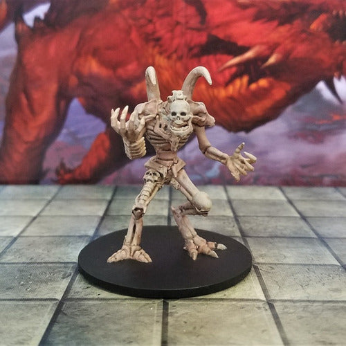 Miniaturas Destruição Em Massa Golem De Osso D&d Rpg