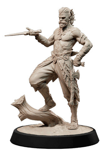Miniaturas Tribo Da Floresta Guerreiro Sem Armadura Rpg D&d