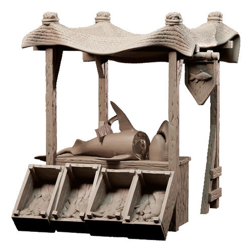 Miniaturas Tribo Dos Mares Comércio Peixe 2 Rpg D&d