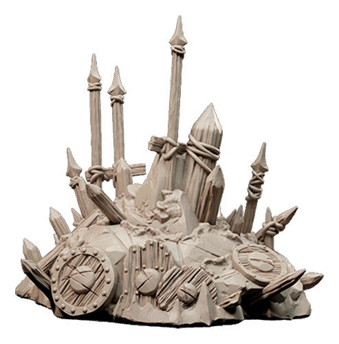 Miniaturas Tribo Do Gelo Barricada Dungeons And Dragons Rpg