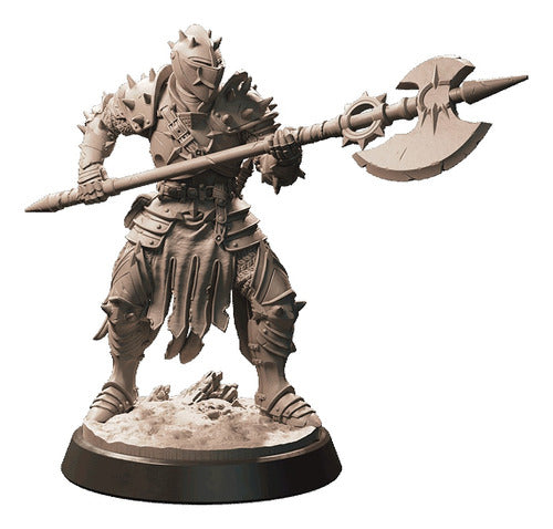 Miniaturas Cruzada Das Trevas Guerreiro Machado D&d Rpg