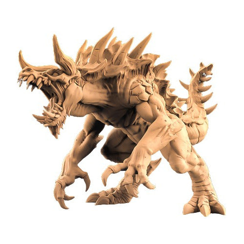 Miniaturas Ninho De Chefes Lobo Do Inferno D&d Rpg Coleção