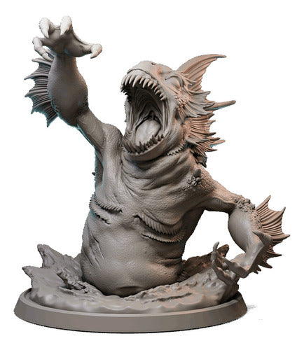 Miniaturas Indo Pelo Ralo Homem Peixe Dungeons And Dragons