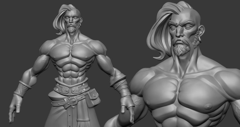 Guia Completo para Criar Personagens de RPG no ZBrush: Da Escultura Base ao Detalhamento Avançado