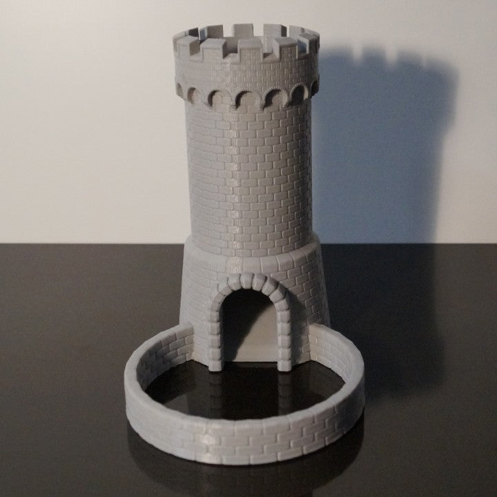 Torre Para Dados Castelo Jogo Rpg Games Tabuleiro Ded Mesa