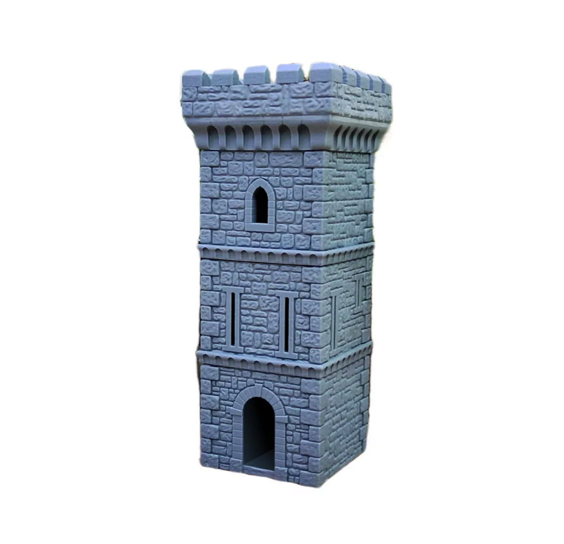 Torre Para Dados Castelo Jogo Rpg Games Tabuleiro Ded Mesa