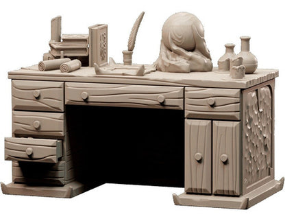 Miniatura Experimento Do Mago Area De Trabalho Rpg D&d