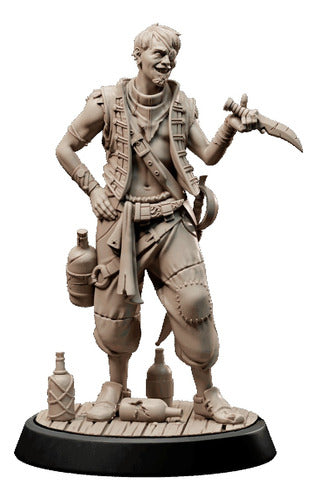 Miniatura Envie Ahoy! Pirata De Um Olho Dungeons And Dragons