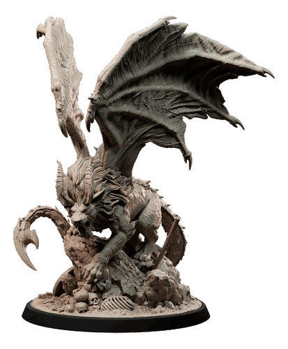 Miniaturas Arena De Areia Manticore Dungeons And Dragons Rpg