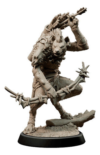 Miniaturas Culto Voraz Gnoll Arqueiro Dungeons And Dragons