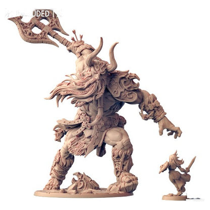Miniaturas Ninho De Chefes Bárbaro Dungeons And Dragons Rpg