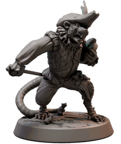 Miniatura Guerras E Dragões Rato Esgrimadungeons And Dragons